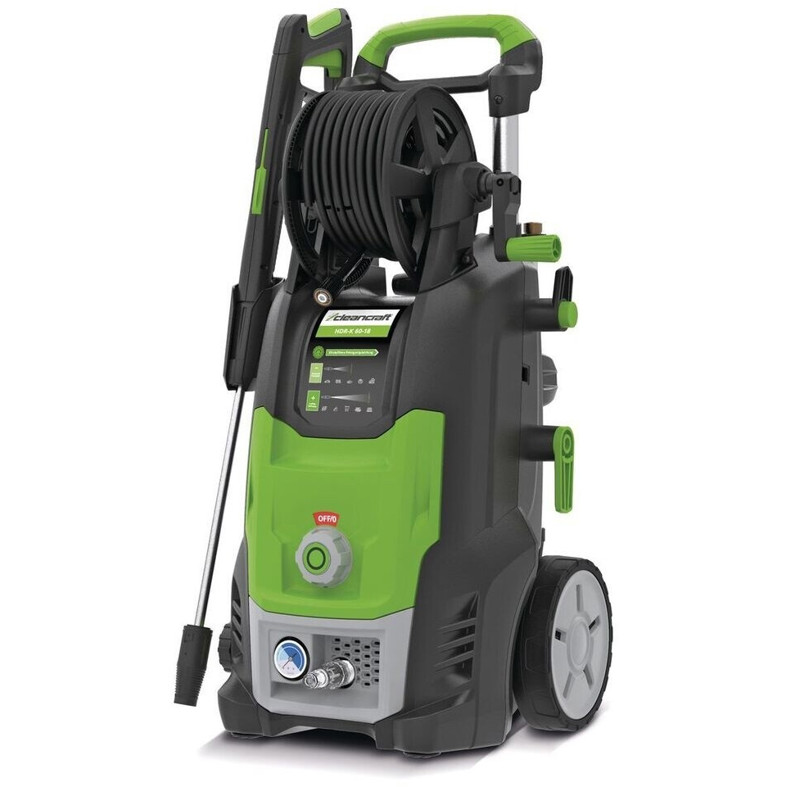 Cleancraft - HDR-K 60-18 - Kaltwasser-Hochdruckreiniger - 140 bar, 600 l/h, Flächenreiniger