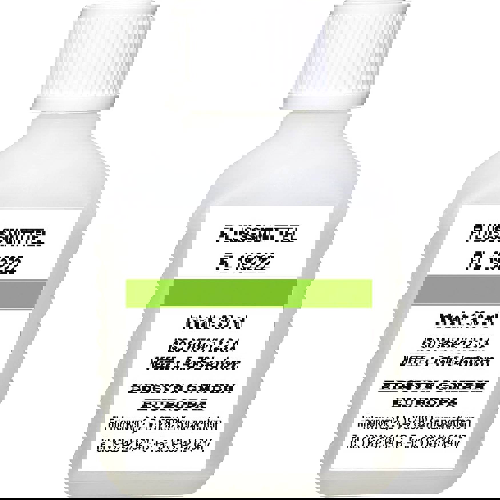 Edsyn - FL19222 - Sicherheits Lötwasser (Gefahr: Entzündlich, Reizend) 30ml