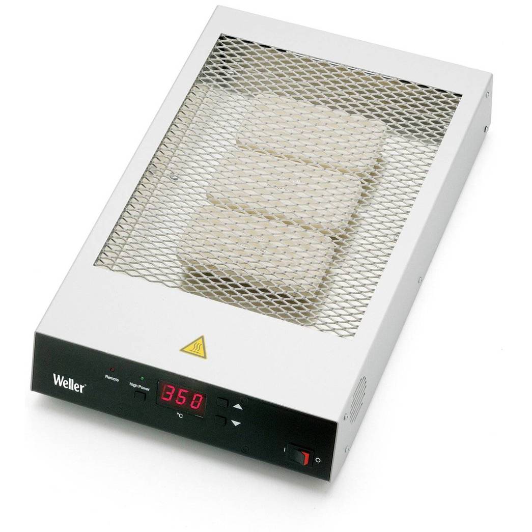 Weller - WHP-3000 Infrarotvorheizplatte (50°C - 400°C), 230V Netzbetrieb, Easy Fix Leiterplattenhalter
