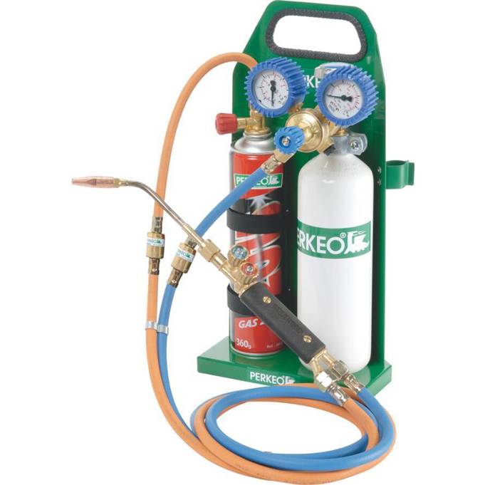 Perkeo - MINI ECO 799/16/01/5 - Lötgerät mit Sicherheitswarnhinweisen