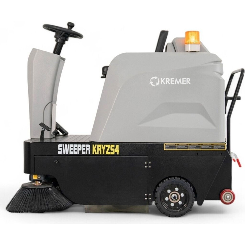 Detec - KRYZS4 - Akku-Kehrmaschine - 6.380 m²/h Flächenleistung, 48 V Akkuspannung