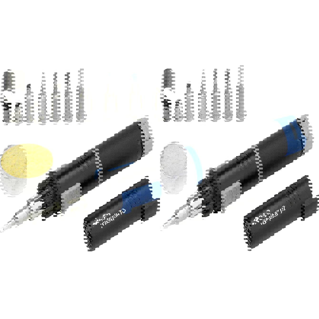 Ersa - Independent 130 - Profi Gaslöt-Set (inkl. Lötspitze, inkl. Piezozünder) +580°C 120 min