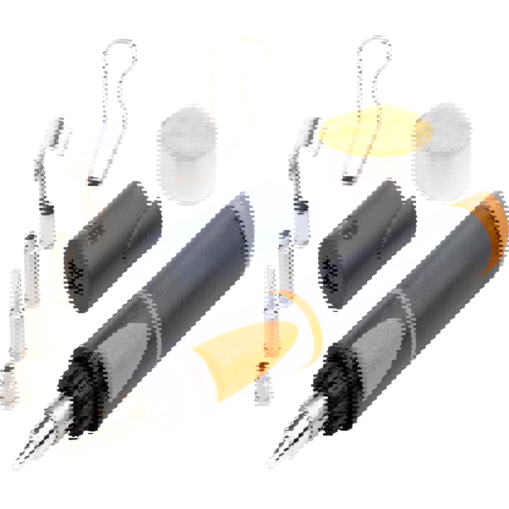 Portasol - Pro Piezo 75 - Gaslöt-Set 75W 1300°C inkl. Piezozünder, 90min Betriebsdauer