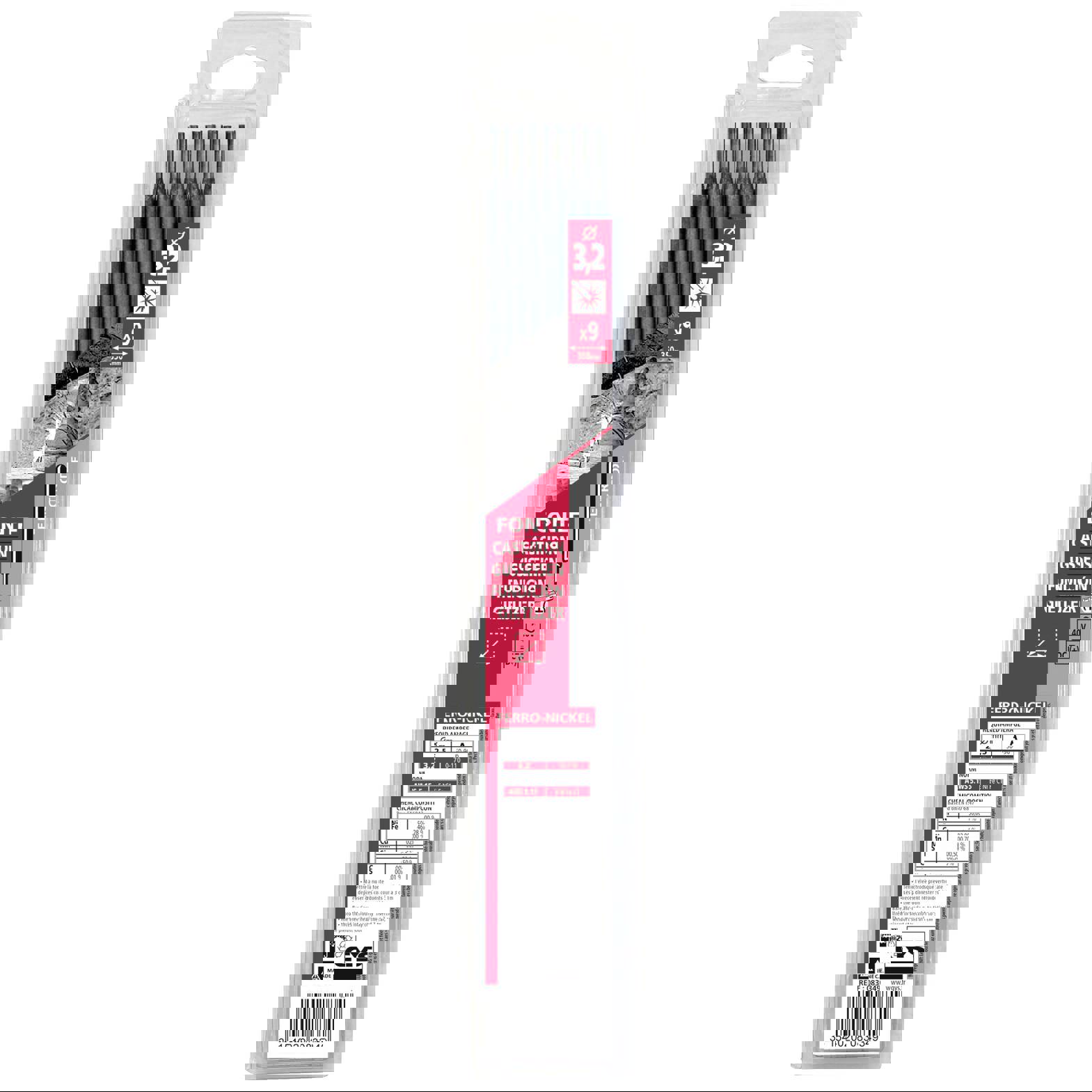 GYS - 3.2 mm x 350 mm - Guss Schweißelektroden 9 St. (Ø x L) gemäß 70-110 A