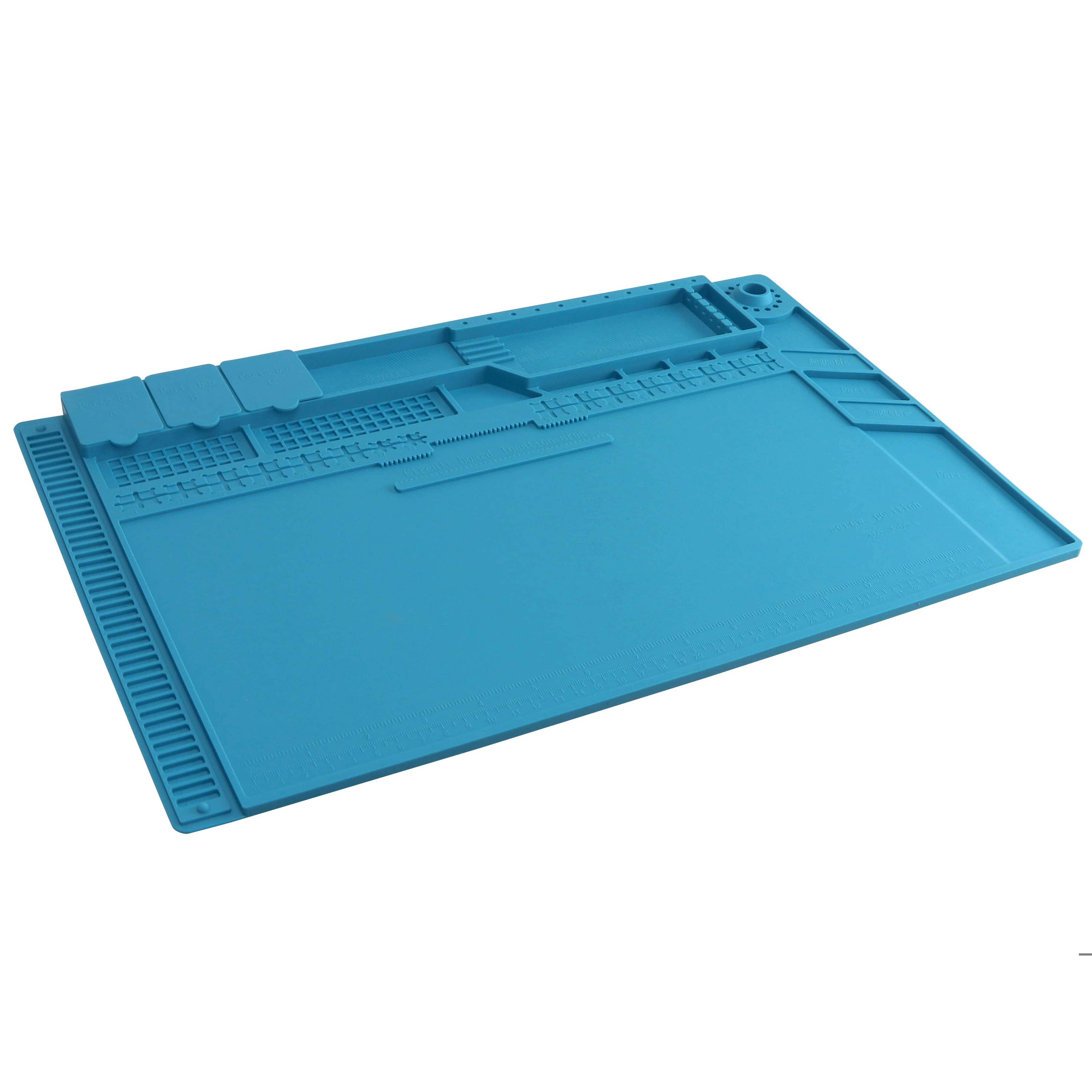 DAYTOOLS Silikon-Lötmatte S-160C | 45x30 cm | blau