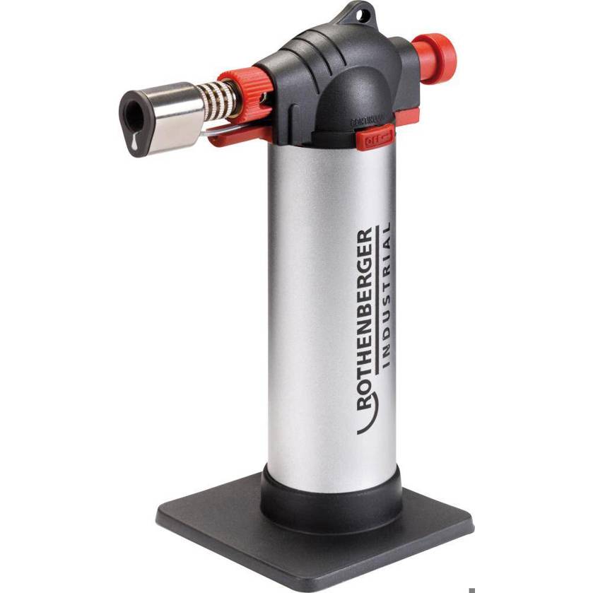 Rothenberger Industrial - Gaslöt-Set Crème Brûlée inkl. Piezozünder, Gasflasche (1300°C)