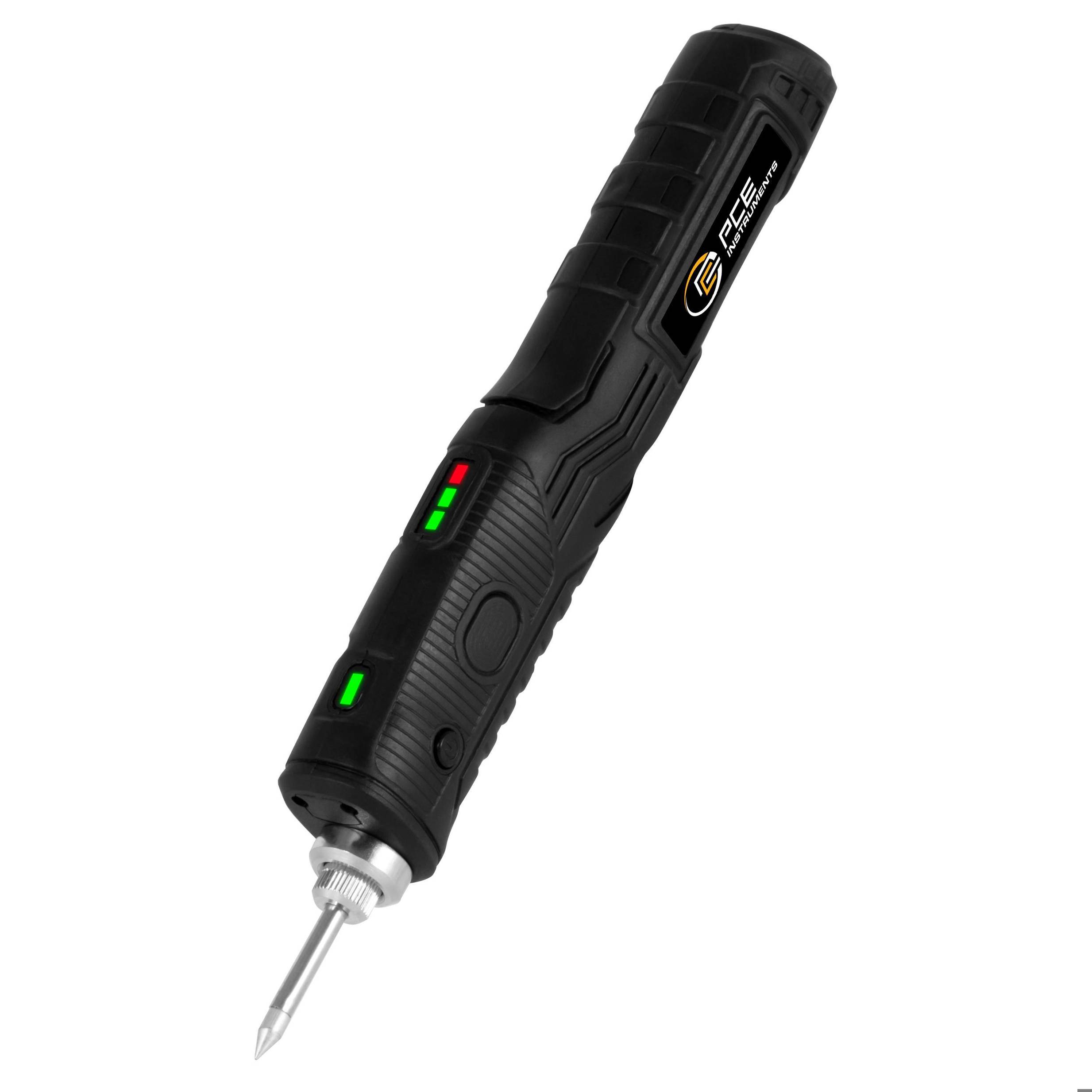 PCE Instruments - PCE-ESI 100 - Akku Lötkolben inkl. Ablage (USB, 8W, 480°C)