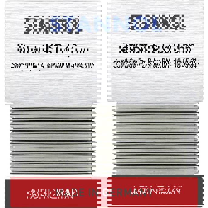 Stannol - HS10 - bleifrei Lötzinn (Sn99,3Cu0,7, 1mm, 6g)