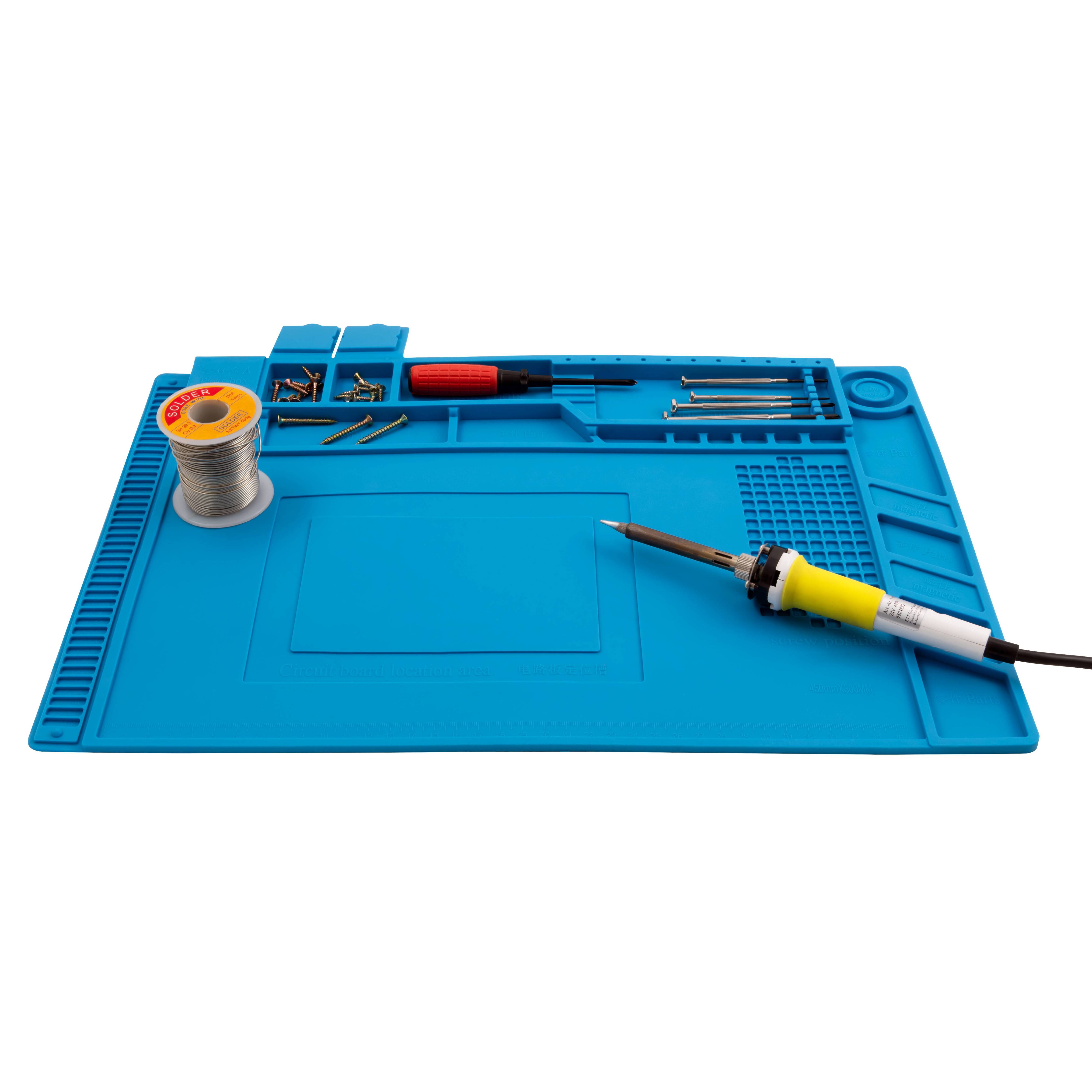 McPower - LM-16 (Hitzebeständige, Antistatische Silikon-Lötmatte) 45x30cm
