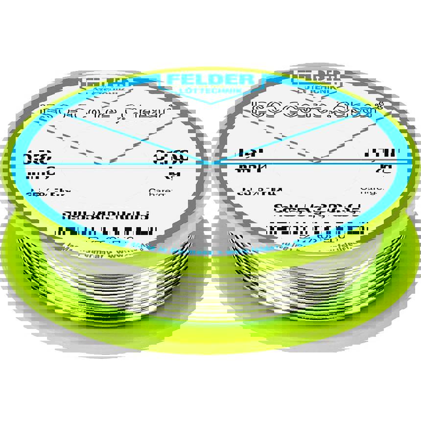 Felder - Clear SAC305 Lötzinn-Spule (Sn96,5Ag3Cu0,5, 0.5mm, 0.100kg)
