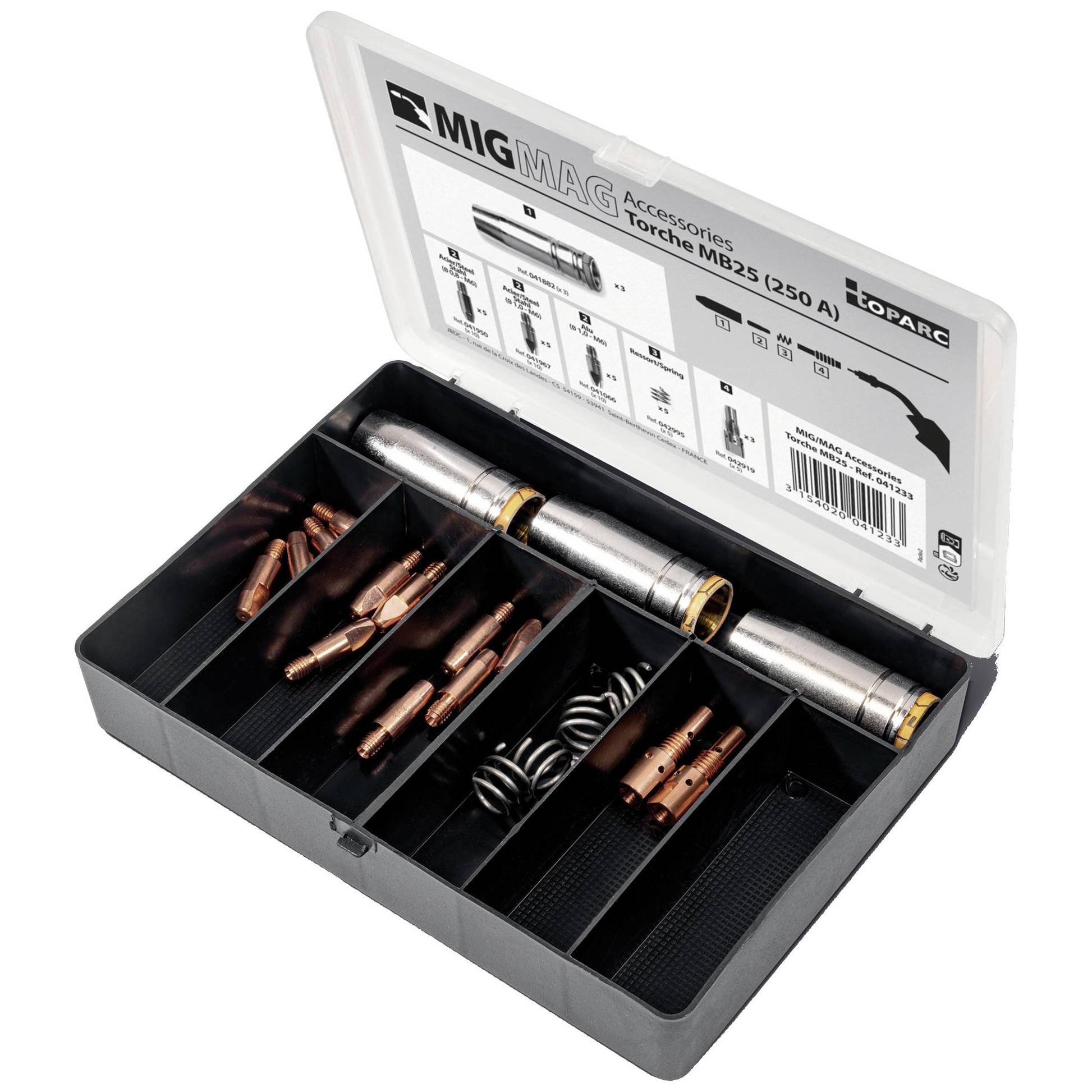 Toparc - 041233 Zubehörset (1St.) für MB 25 | 250 A