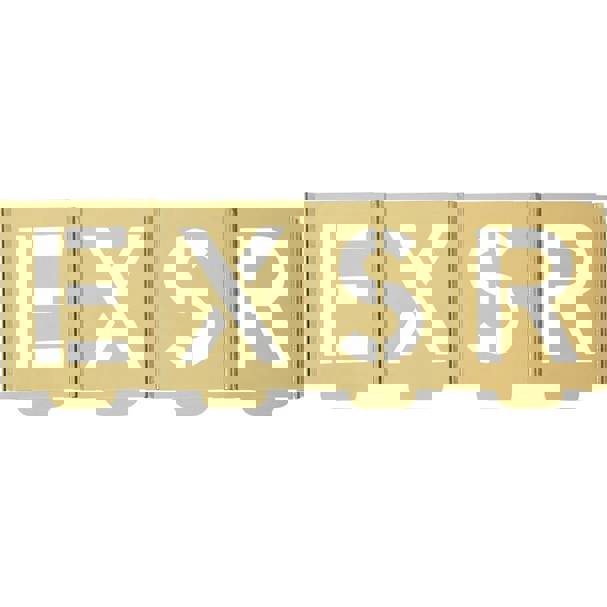 Kleinbongartz & Kaiser - 327 Buchstaben A-Z Schrift-H.100mm Spezialblech Schablonensatz