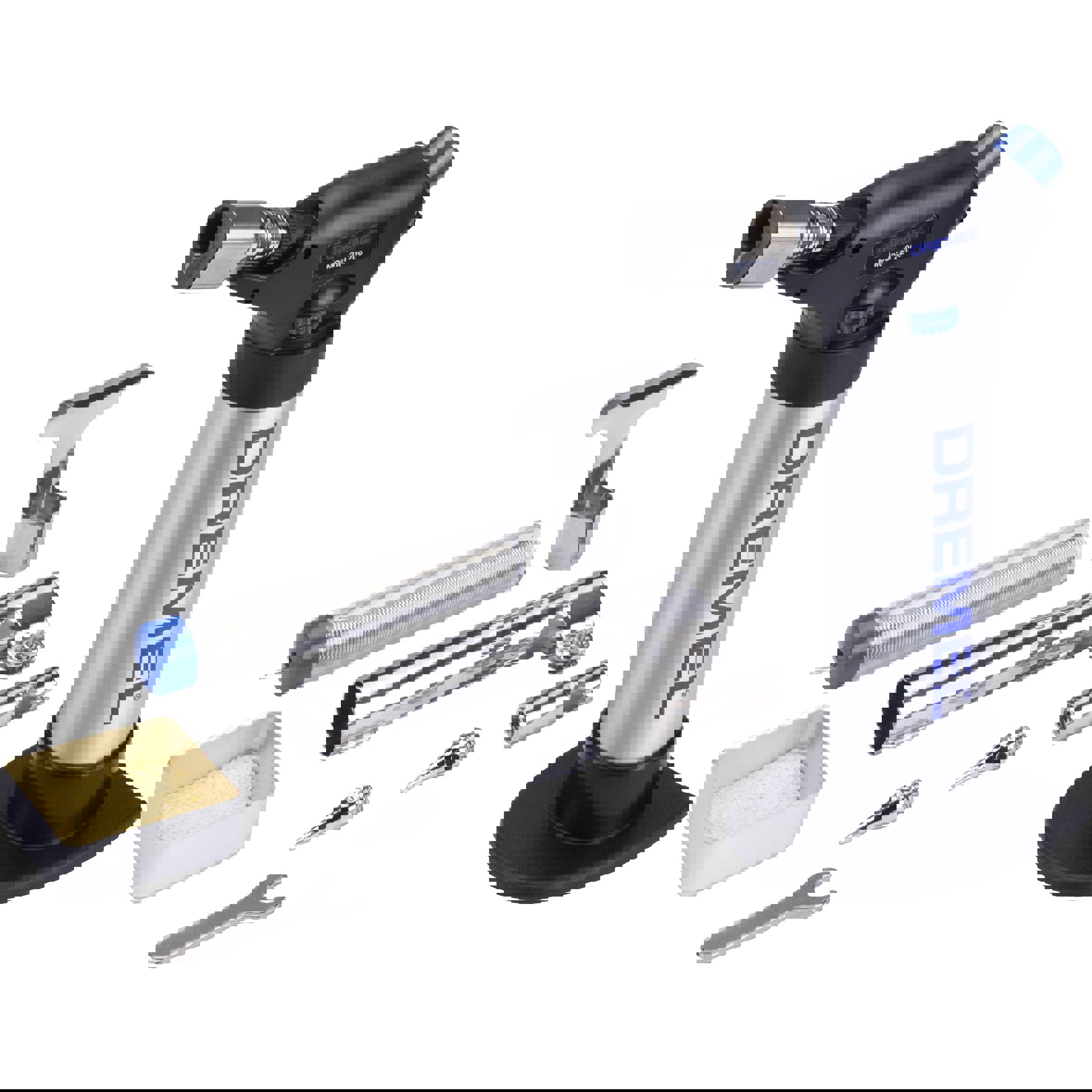 Dremel - 2200-5 Versaflame Gaslöt-Set (inkl. Piezozünder, Lötspitze, Heißgasdüse) 1200°C | 550°C