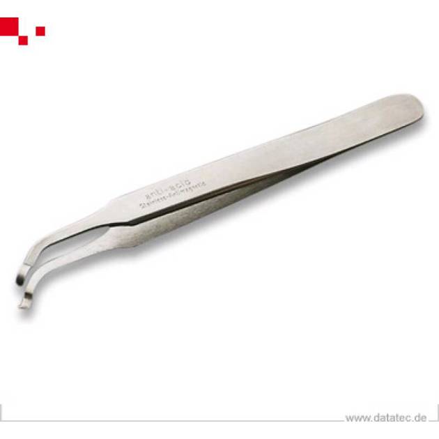 Erem - 32BSA25, Abgewinkelte SMD-Pinzette (D = 2,5 mm) mit runden Spitzen - 115 mm