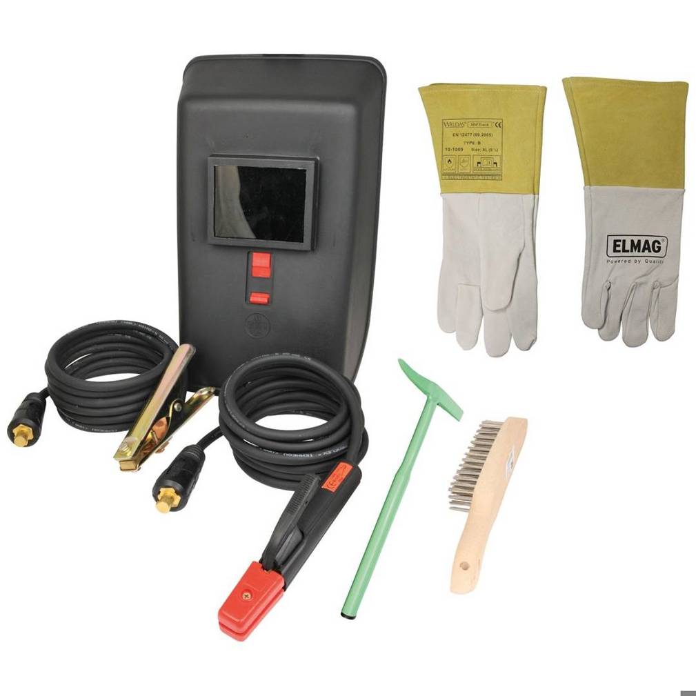 ELMAG - Schweißplatzausrüstung 25 mm² | 3+4 m | SK-Stecker Ø 9mm 16/25 | GI-Kabel H01N2-D (1St.)