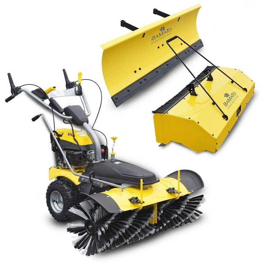 BAMATO - KEM-1000 - Kehrmaschine - Benzin, 6,5 PS, Elektrostart