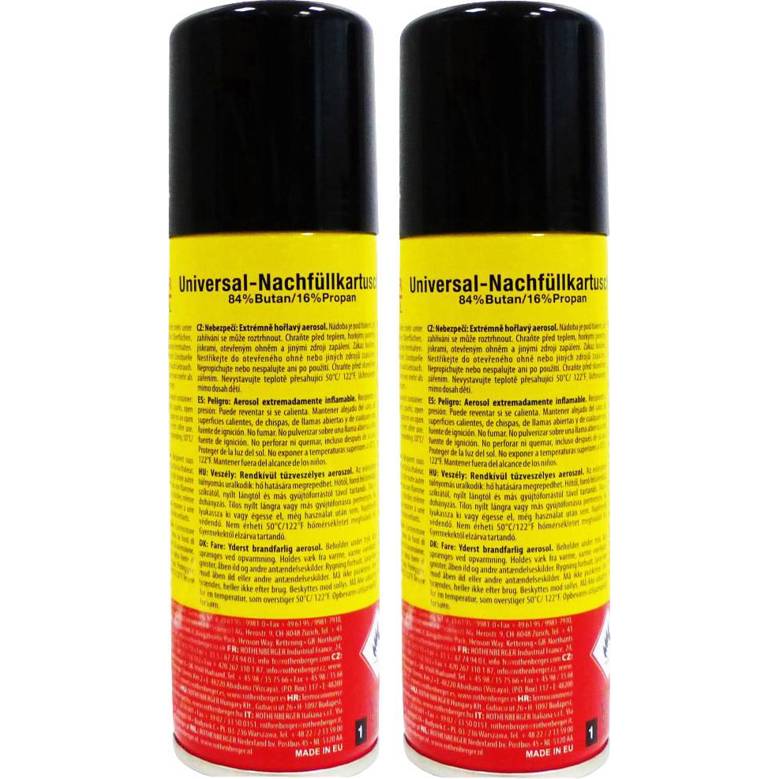 Rothenberger Industrial - 1000003740 - Entzündliche Gaskartusche (2St, 112g)