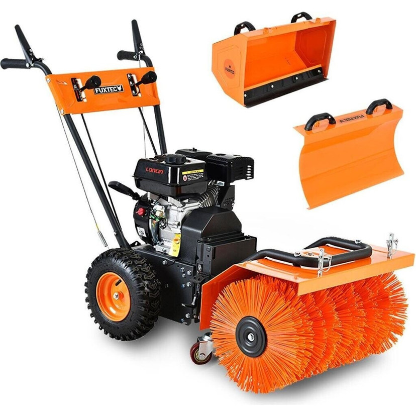 FUXTEC - FX-KM196-SET3 - Kehrmaschine - Radantrieb, 196 ccm, 5,5 PS