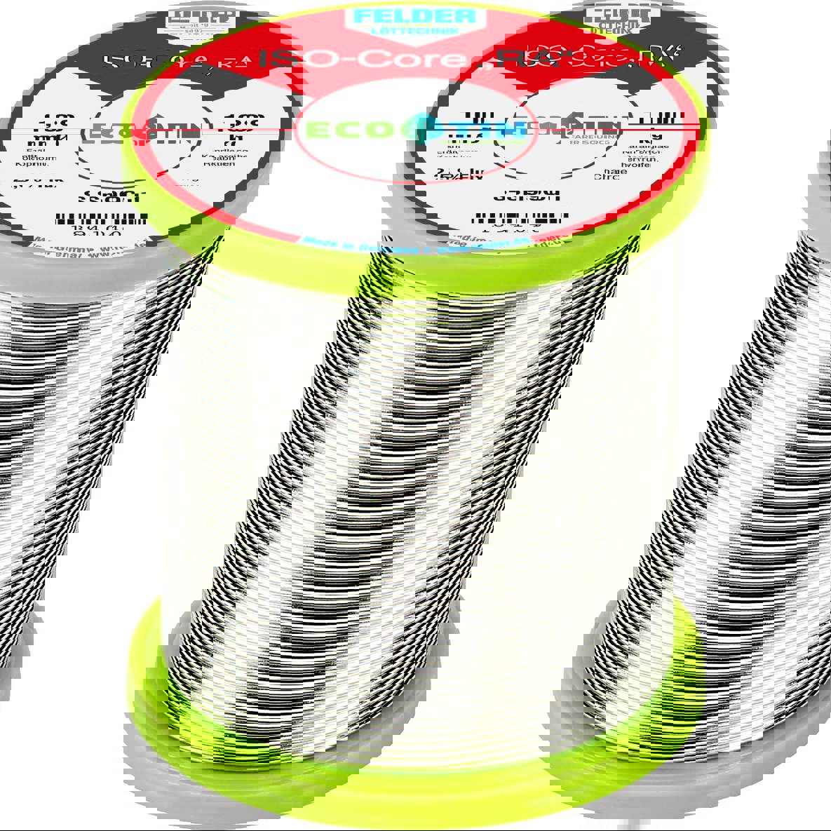Felder - RA (ISO-Core) Lötzinn, bleifrei, Sn99,3Cu0,7 - Spule 1mm, 1.000kg