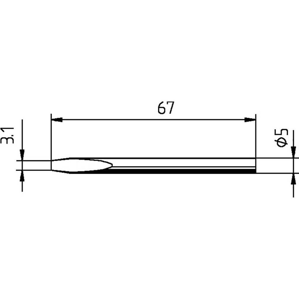Ersa - 0032KD - Lötspitze (Meißelform, gerade) 3.10 mm - ERSA 30 / ERSA 30 S