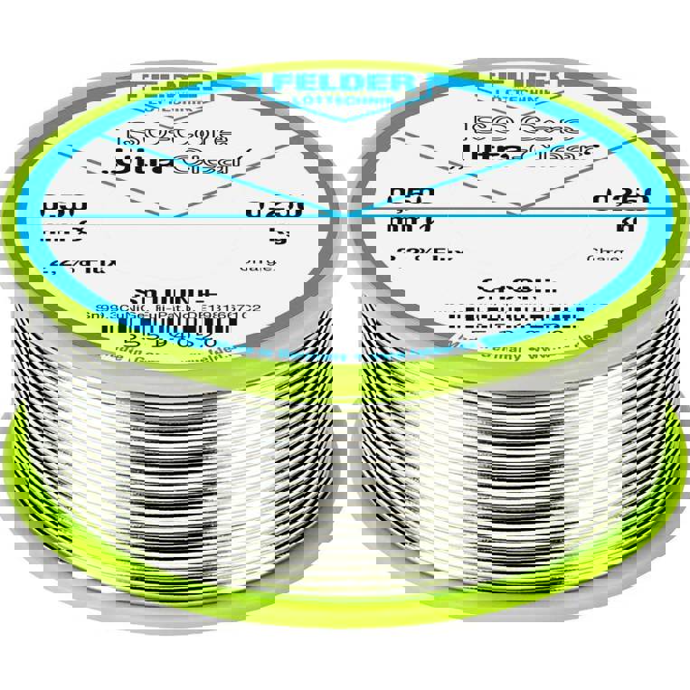 Felder - Sn100Ni+ ISO-Core "Ultra-Clear" Lötzinn (bleifrei, Spule)