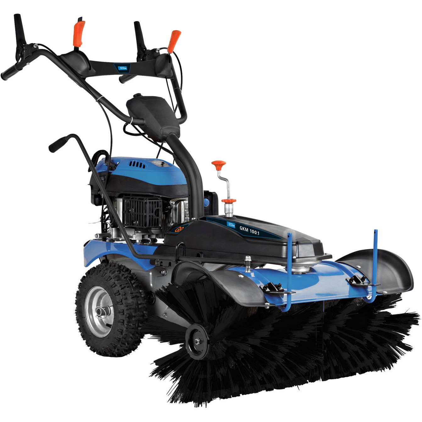 Güde - GKM 100.1 - Kehrmaschine - 100 cm Arbeitsbreite, 72 Liter Behältervolumen, 4,4 PS Leistung