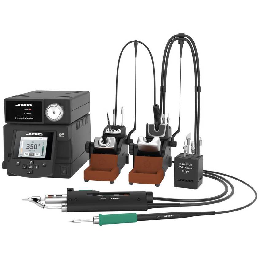 JBC Tools - DDSE-2QD Reparatur-Station (Schnellaufheizend, Kompakt) - 150 W