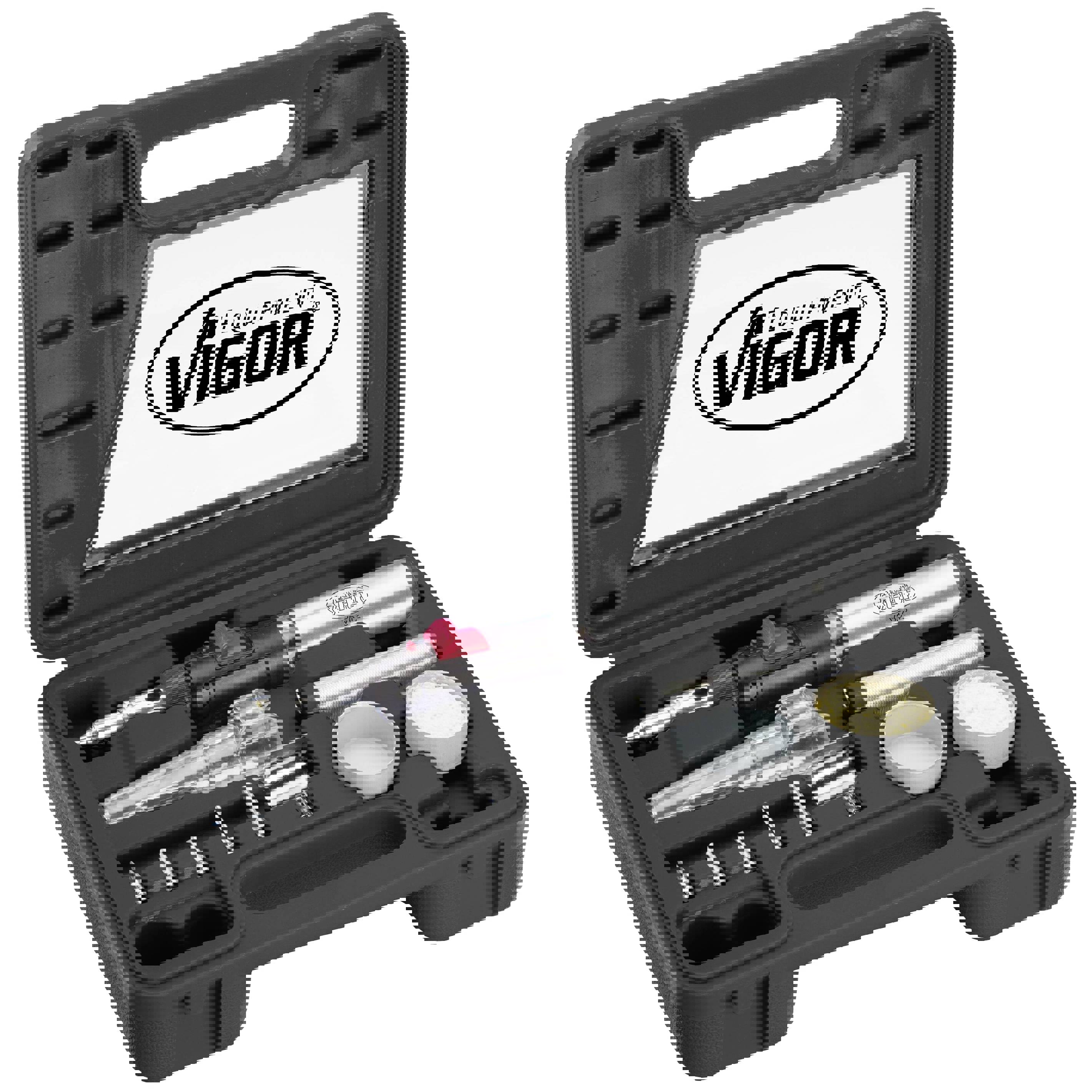 Vigor - V5512 - Sicherheits-Gaslöt-Set (1300°C, GHS07: Achtung)